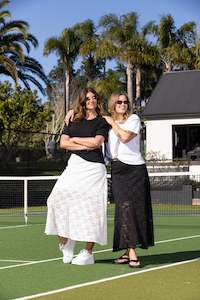 Caths Favourites: Ayva Opel Lace Maxi Skirt White