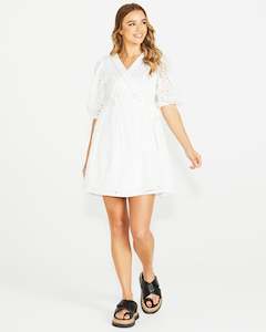 Caths Favourites: Sass Kirby Wrap Dress Ivory