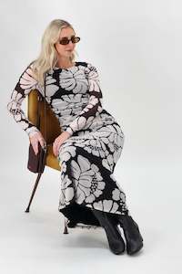 Cheryls Favourites: Minkpink Persephone Mesh Maxi Dress Black - Floral