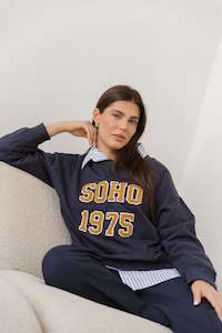 Betty Basics South Sweat Navy