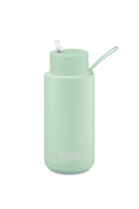 Frank Green 34oz/1000ml Reusable Bottle Straw Mint Gelato