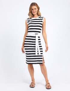 Cheryls Favourites: Foxwood Bondi Dress Stripe Black & White Stripe
