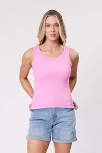 Cheryls Favourites: Shine On Essentials Rib Tank Pink