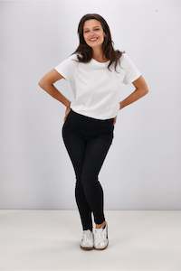 Wakee Denim Moxy Pull On Jean Black