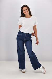 Wakee: Wakee Natalia Wide Leg Jean