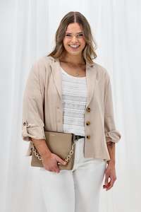 Gloss The Label Stevie Jacket Natural