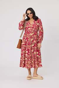 Gloss By Shine On: Gloss The Label Lois Dress Wine