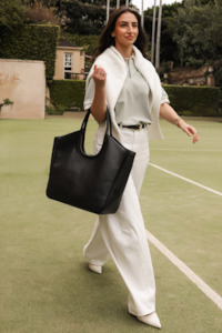 Louenhide: Louenhide Alexandra Tote Bag Black