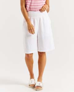 Betty Basics Sale: Betty Basics Lee Bermuda Short White