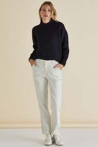 Betty Basics Carey Chino Jogger Stone