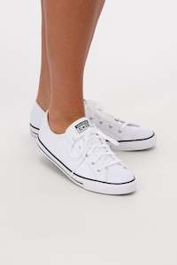 Converse Chuck Taylor Dainty Leather Low White