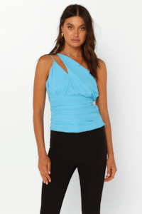 Madison The Label: Madison The Label Adessa Top Blue