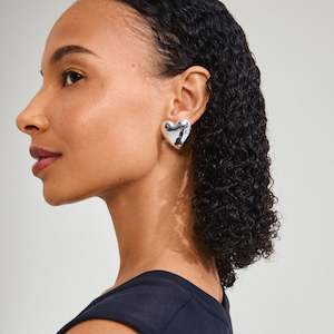 Pilgrim: Pilgrim Annemette Earrings Silver Plated