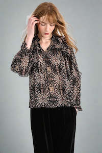 Molly Bracken Woven Blouse Black Hortense