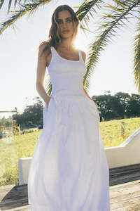 All About Eve Essential Maxi Dress White