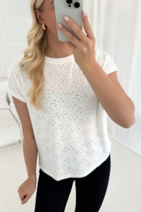 All Tops: ONLY Smilla Top Cloud Dancer