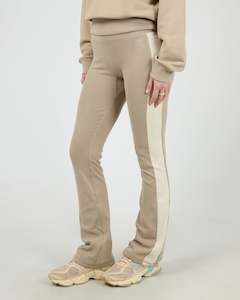 All About Eve Athletica Panel Flare Pant Stone