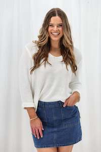 All About Eve Becca Skirt Heritage Blue