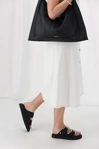 Los Cabos: Los Cabos Toledo Sandal Black