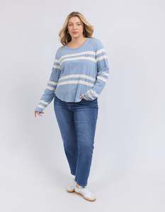 Elm Allegra L/S Tee Steel