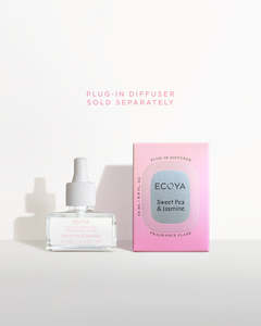 Ecoya Plug-In Diffuser Fragrance Flask Sweet Pea & Jasmine