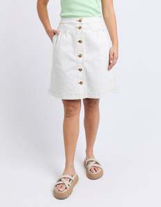 Foxwood Amanda Skirt White