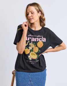 Foxwood Arancia Tee Washed Black