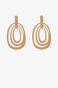 Antler Luna Earring Gold