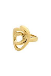 Pilgrim: Pilgrim Diego Recycled Ring Gold Plated