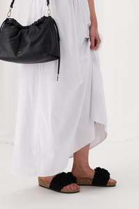 Los Cabos Corsage Sandals Black
