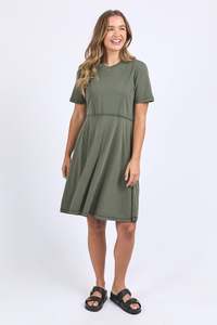 Foxwood Eva Dress Khaki