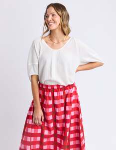 Elm The Grove Top Marshmallow