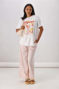 Sale Tees: All About Eve Alfresco Tee Vintage White