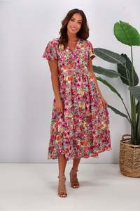 Sunday Boho Ava Dress Garden Floral