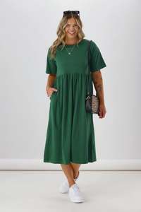 Silent Theory Till Summer Dress Green