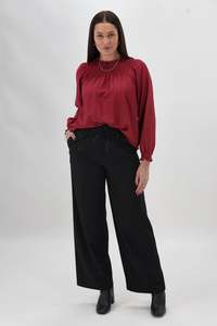Sale Pants: Gloss The Label Kymani Belted Pant Black