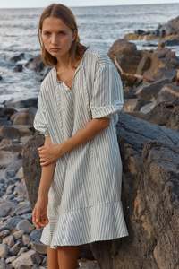 Betty Basics Sale: Betty Basics Livvy Dress Sage Stripe