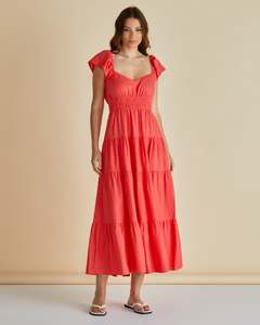 Betty Basics Sadie Dress Red