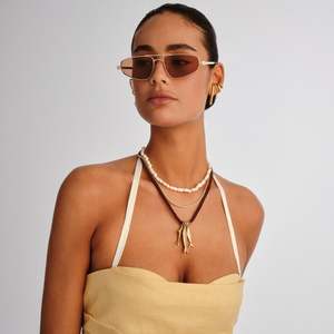 Le Specs: Le Specs Treasure Sunglasses Gold