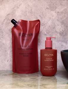 Ecoya: Ecoya Hand & Body Wash Refill Guava & Lychee Sorbet 1L