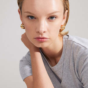 Pilgrim Stay Earrings Gold