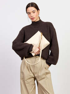 Bags: Saben Matilda Crossbody Vanilla Tonal Chain