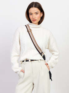 Bag Strap: Saben Webbing Strap Toffee Multi