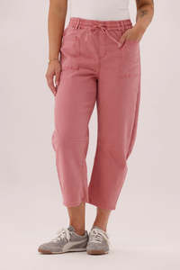 Wakee: Wakee Barrel Jean Rose