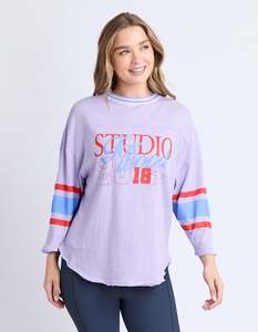 Tees: Foxwood Star Studio L/S Tee Lavender