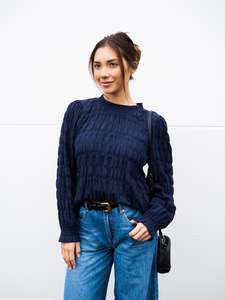 Gloss By Shine On: Gloss The Label Nouveau Top Navy