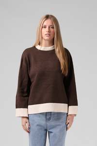 Sale: RPM Clara Knit Chocolate Cream
