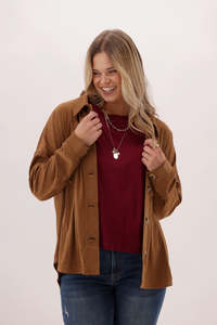 Sale: Shine On Label Rocky Jacket Tan