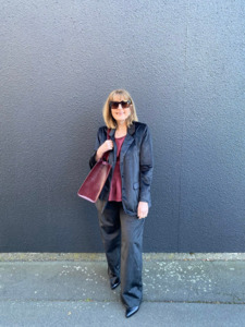 Sale: Celebration Weekender Velvet Blazer Black