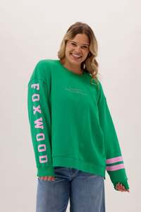 Hoodies Crews: Foxwood Origin Crew Green